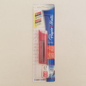Pack Paper Mate Mechanical Pencil Refills 0.7mm HB #2  35 Leads